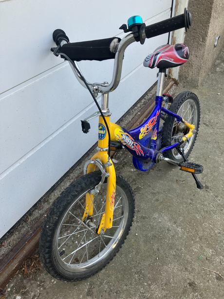 Predám detský modrožltý bicykel, 16