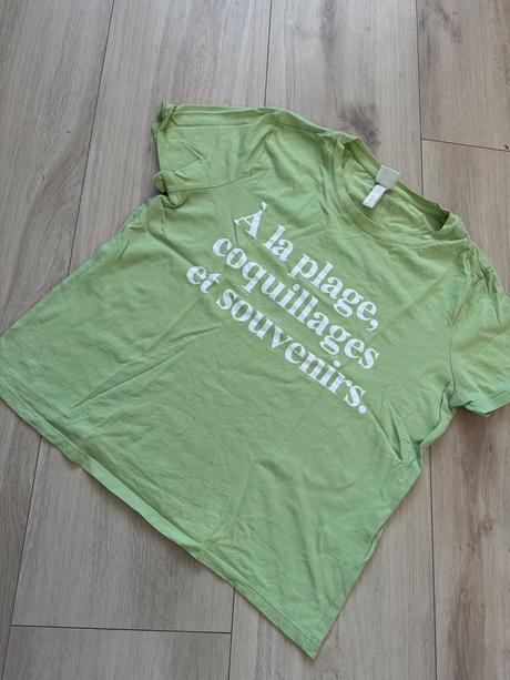 Zelene tričko, h&m,m