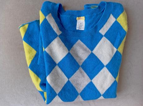 Značkový kašmírový top, xs