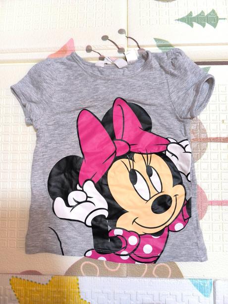 Tričko minnie, h&m,98