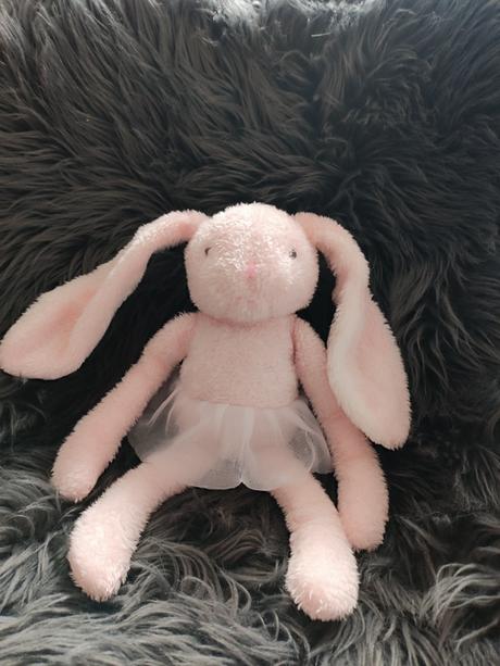 Plyšový zajačik balerina, 