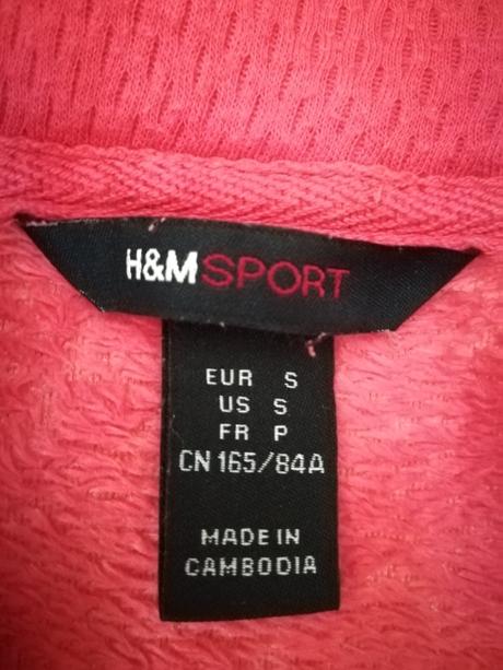 Mikina oranžová, h&m,s