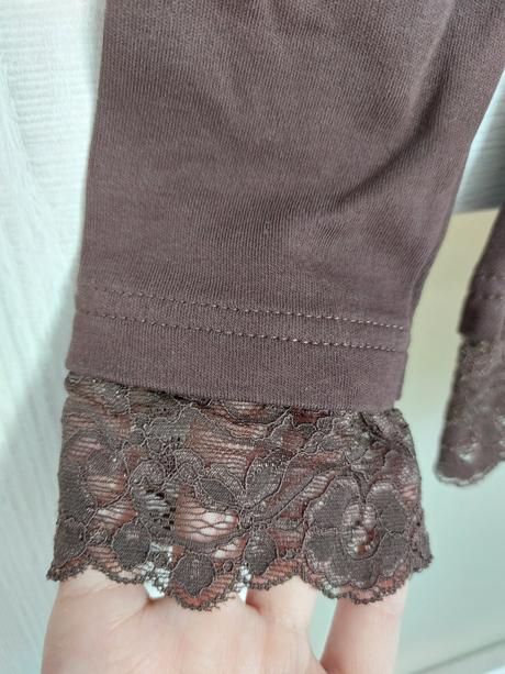 Hnede tehotenske tricko, xs