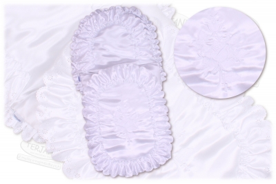 Saténová perinka do krstu 80x40cm, 62