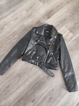Koženkova bunda, pull&bear,m