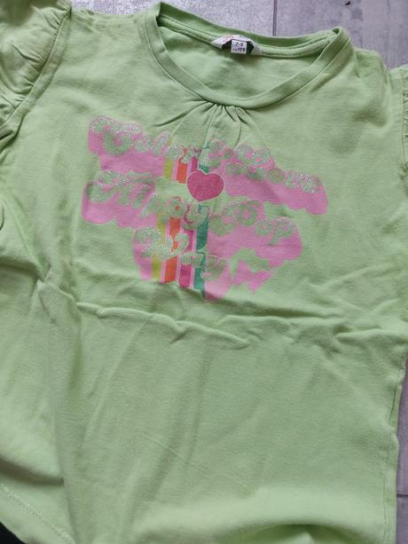 Dievčenské tričká s krátkym rukávom, 122