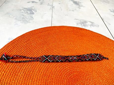 Tkaný etno náramok,