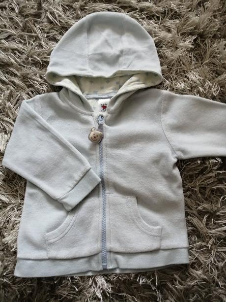 Velurová mikinka, baby club,68