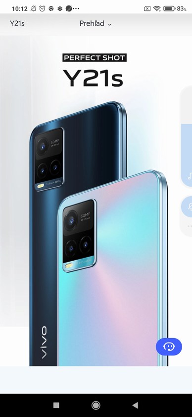 6,51" mobil vivo y21s 5gb ram + 128 gb hdd, 