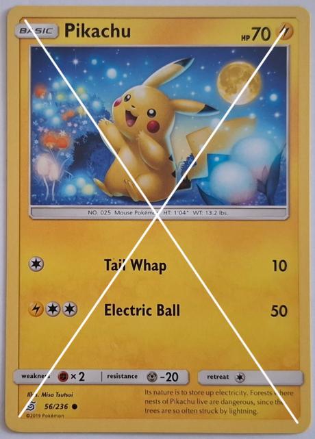 Pokémon karty "unified minds", 