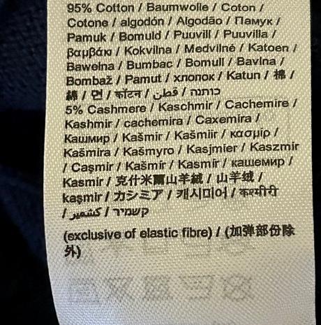 Tmavomodrý pulover zn.esprit č.l s kašmírom, esprit,l