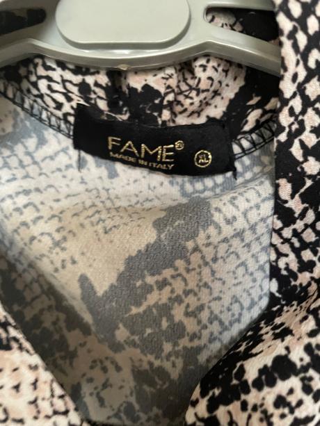 Blúzka s hadím vzorom xl, xl