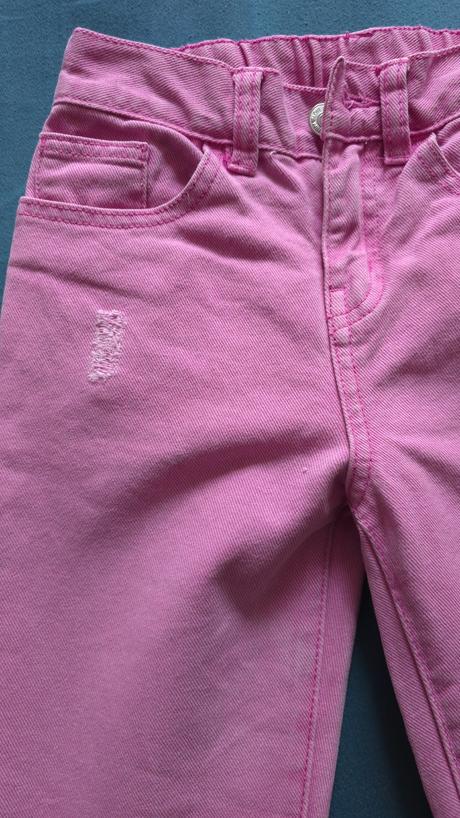 Predám  dievčenské  rifle zn. little kids, 128