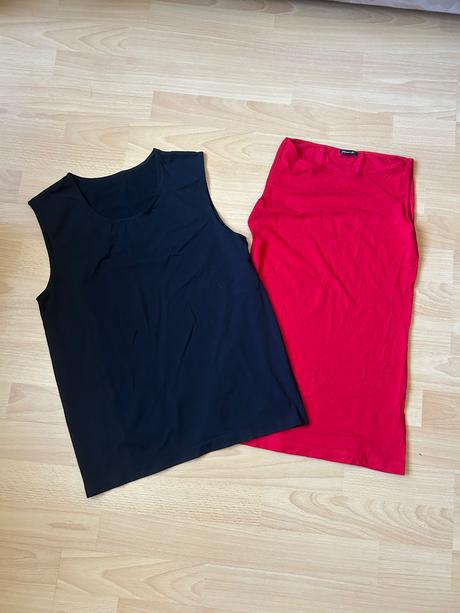 Červené tielko, favab,xs