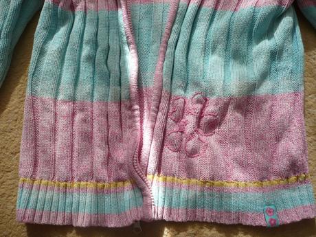 Farebný sveter na zips v. 146/152, tcm,146