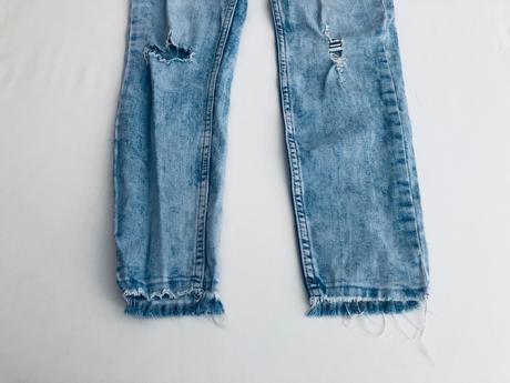 Štýlové acid-wash džínsy bershka vel 34, bershka,34