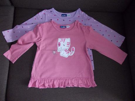 Tričká s dlhým rukávom 86/92 2x, lupilu,86