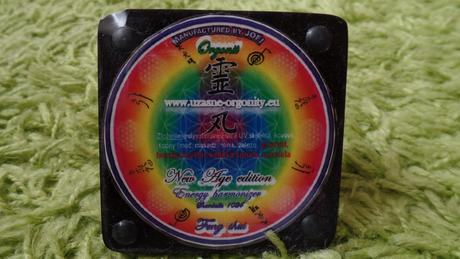 Orgonitová pyramída horský kryštál a ametyst, 