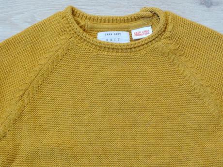 Horčicový pulover zara, zara,92