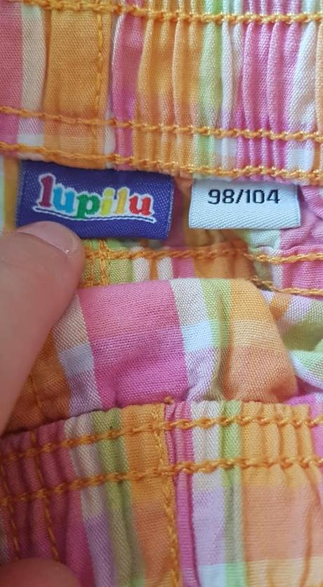 2x kraťasy č.98/104, lupilu,98