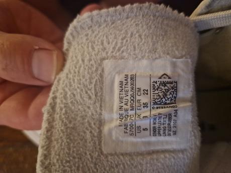 Biele kozene converse snurka dievca 35, converse,35