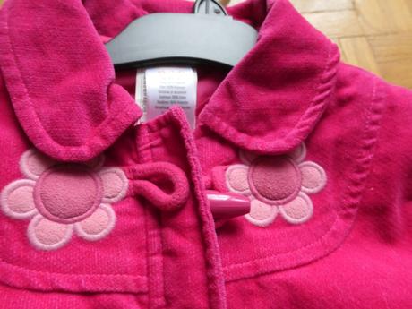 Gymboree nadherny,kvalitny krasny kabatik,rifle, gymboree,110