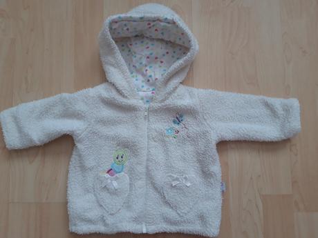 Dievčenská mikina na zips, 68