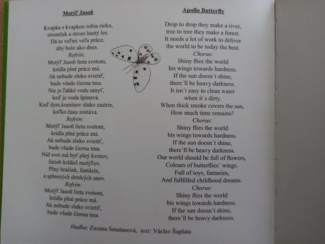 Motýľ jasoň s dvd,