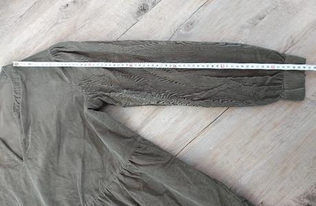 Kordové tmavozelené šaty, 42