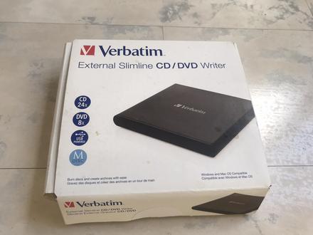 Externá cd/dvd napaľovačka verbatim, 