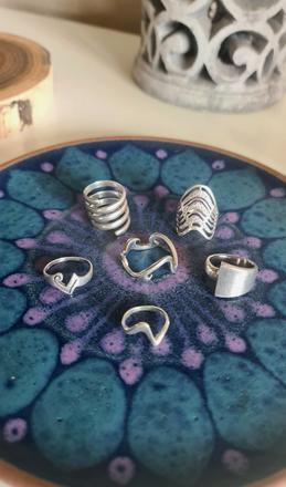 Prstene z 925 striebra, 