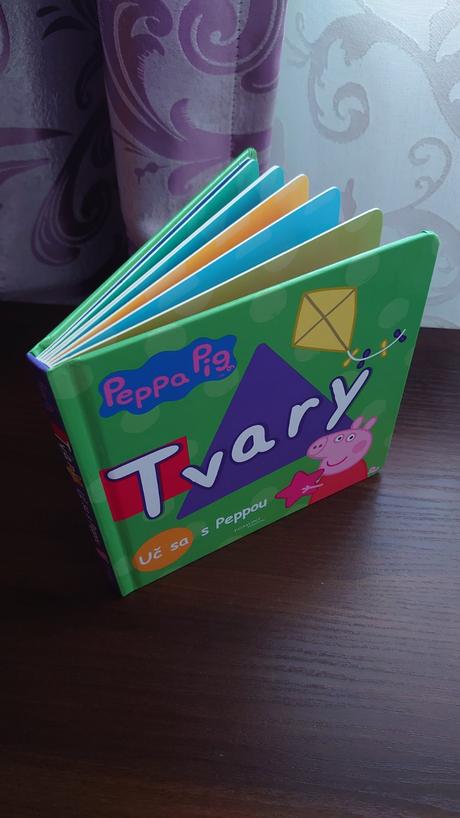 Peppa pig kniha tvary, 