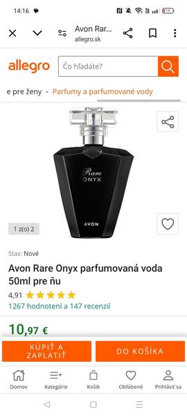 Ako vonia a vydrží parfém Rare Onyx?