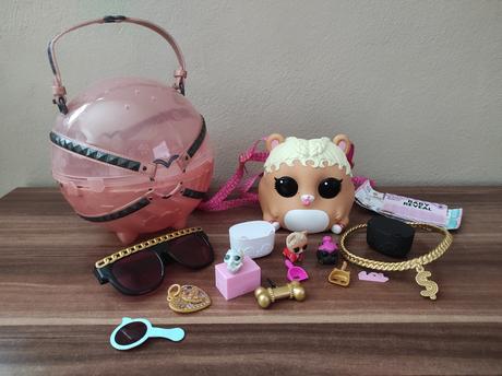 Lol l.o.l. škrečok ruksak / pokladnička, 