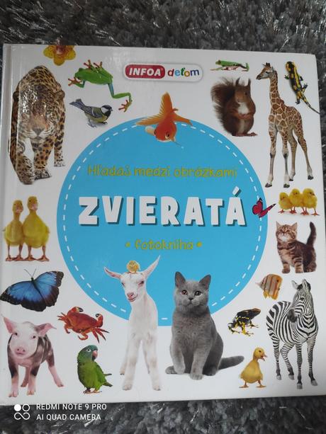 Hľadaj medzi obrázkami zvieratá fotokniha, 
