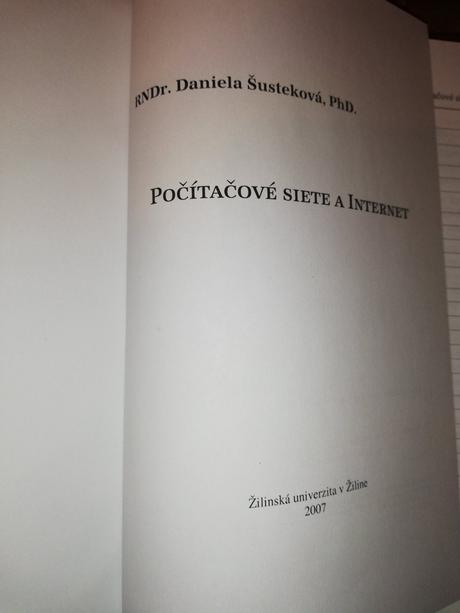 Kniha počítačové siete a internet, 