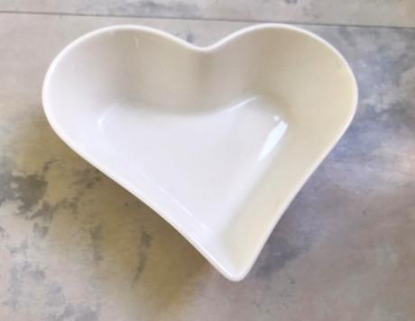 Porcelánové misky/srdiečka 2 ks, 