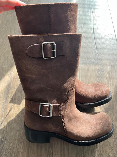 Kozene prechodne cizmy s visackou zara, zara,38