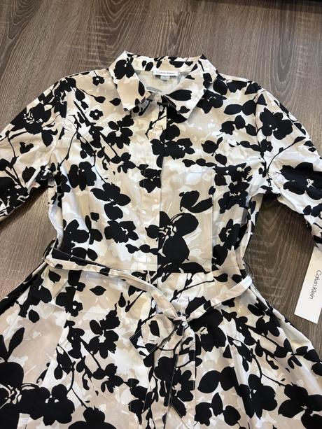 Calvin klein nove košelove damske šaty l, calvin klein,l