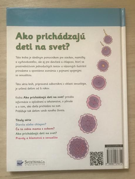 Knižka ako prichádzajú deti na svet, 