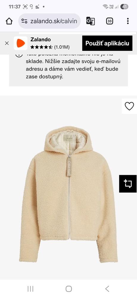 Calvin klein bunda, calvin klein,xs