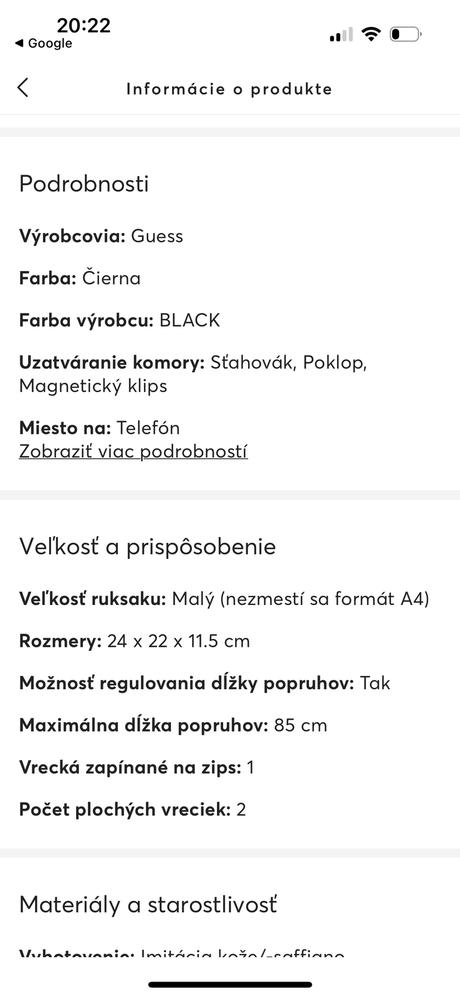 Batoh - ruksak guess, guess