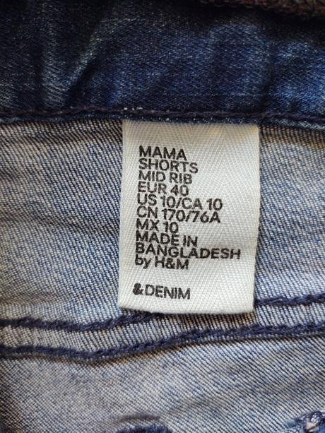 Tehotenské kraťasy, h&m,40