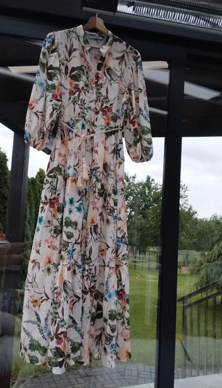 Letné dlhé kvetinové šaty - vhodné ako darček, 