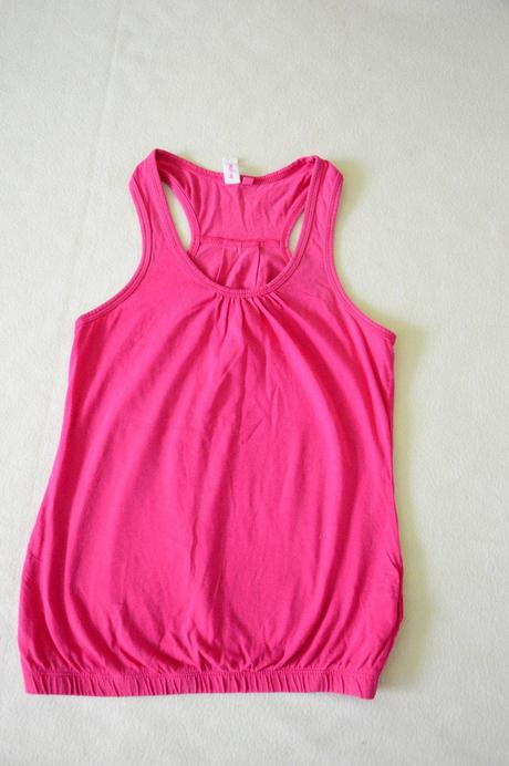 Ružové tielko - top 140-146, new look,140