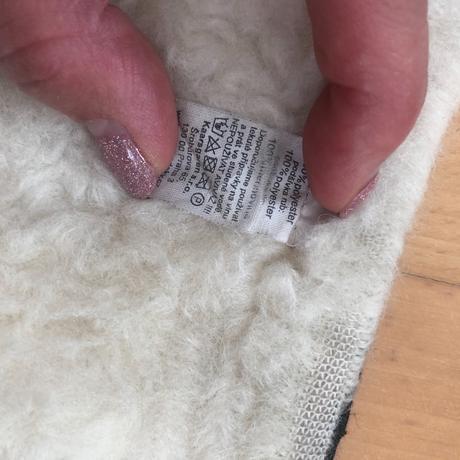 Rukavnik na kocik, ovcie runo,