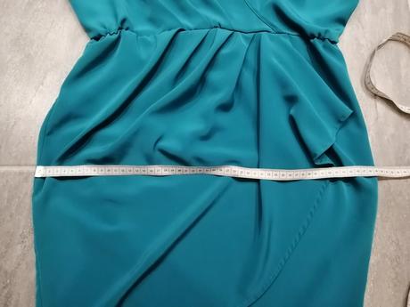 Ľahké tyrkysové šaty topshop, v40, topshop,40