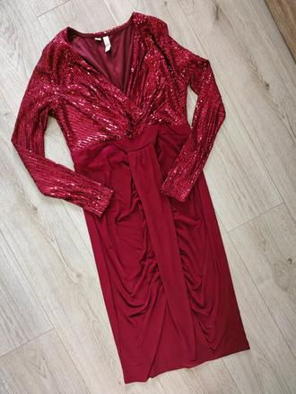 Flitrované šaty, bonprix,42