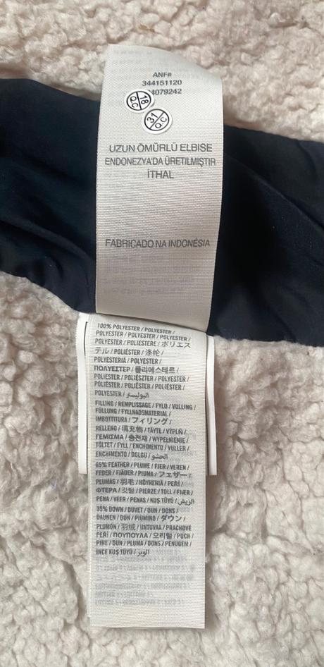 Hollister páperova vesta, hollister,xs