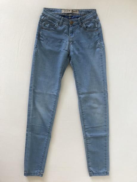 Rifle tenké, denim,34